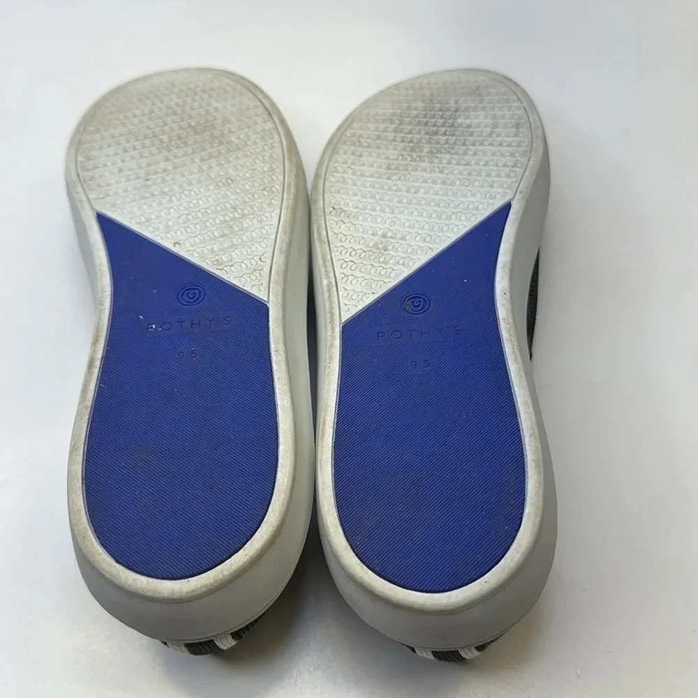 Rothys Sneakers Slip On Shoes Washable Camouflage Camo Gray Black Women's 9.5 - Picture 8 of 11